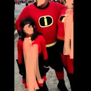 Mens incredibles plus size Mr Incredible Halloween costume